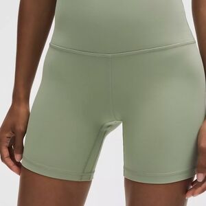 Lululemon Align™ High-Rise Short 6", Size 12, Desert Green